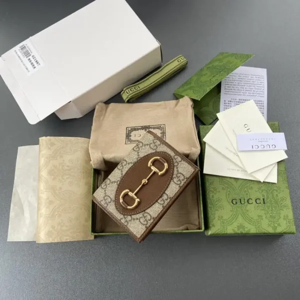 Gucci  Horsebit 1955 Wallet Brown - Image 2
