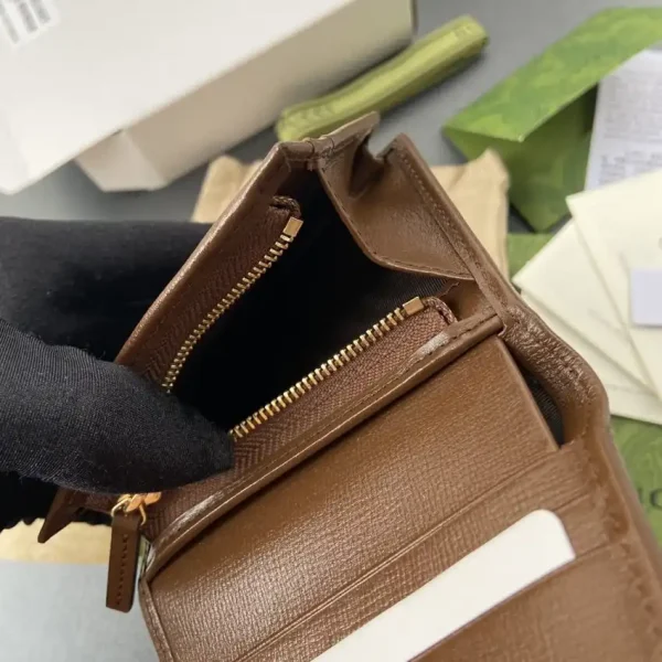 Gucci  Horsebit 1955 Wallet Brown - Image 3