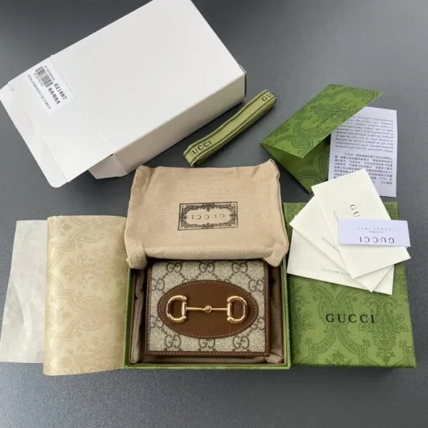 Gucci  Horsebit 1955 Wallet Brown