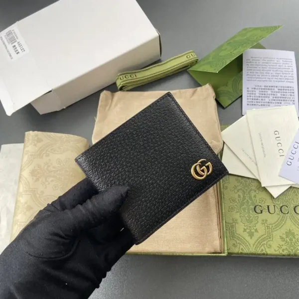 Gucci  Marmont Wallet Black - Image 5