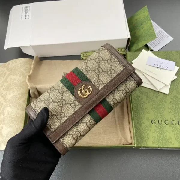 Gucci  Ophidia  Long Wallet Brown - Image 4