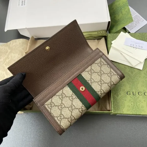 Gucci  Ophidia  Long Wallet Brown - Image 5