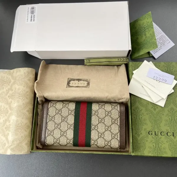 Gucci  Ophidia  Long Wallet Brown - Image 2