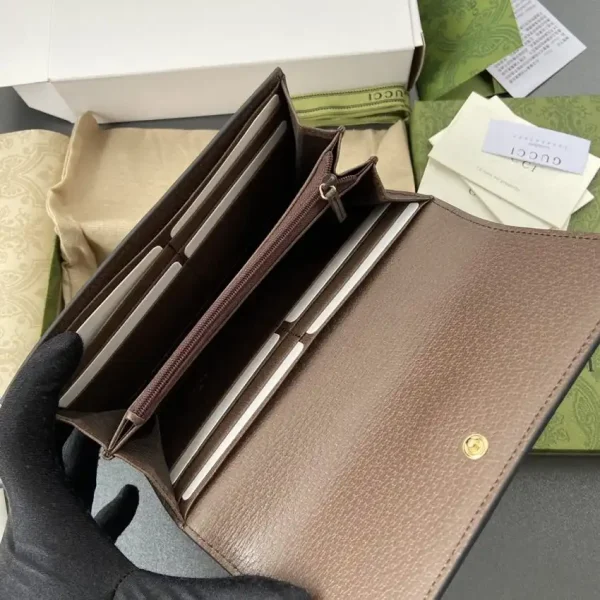 Gucci  Ophidia  Long Wallet Brown - Image 3