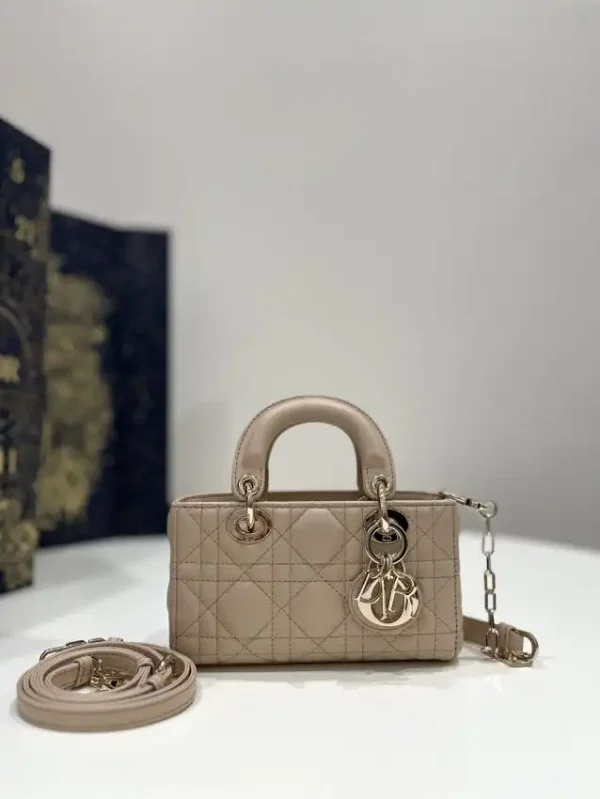 Dior Lady D-Joy Mini Bag Caramel