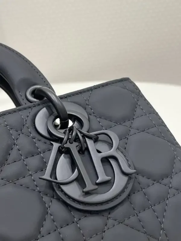 Dior Lady D-Joy Bag  Black Matte - Image 3