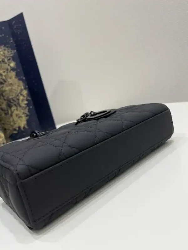 Dior Lady D-Joy Bag  Black Matte - Image 5