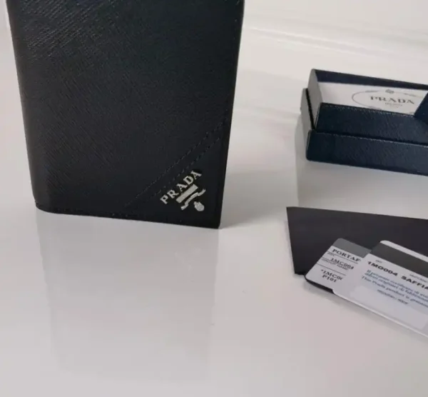 Prada Saffiano Short Wallet - Image 3