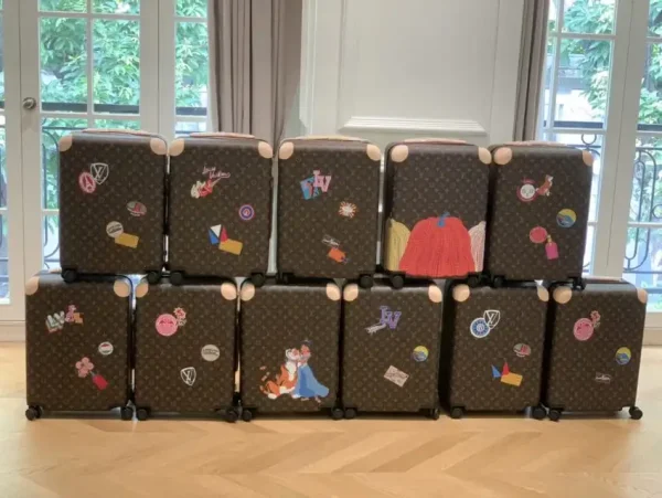 Louis Vuitton Suitcase Custom Colors