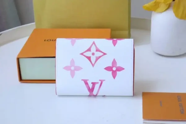 Louis Vuitton Victorine Wallet White&Pink - Image 3