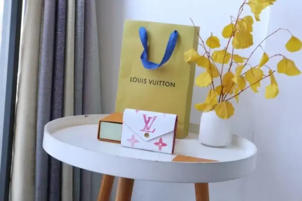 Louis Vuitton Victorine Wallet White&Pink - Image 4