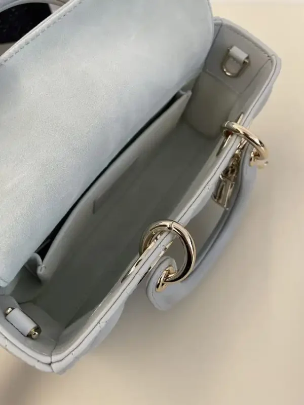 Dior Lady D-Joy Bag  Sky Blue - Image 6