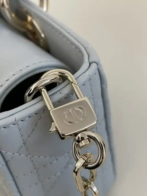 Dior Lady D-Joy Bag  Sky Blue - Image 9