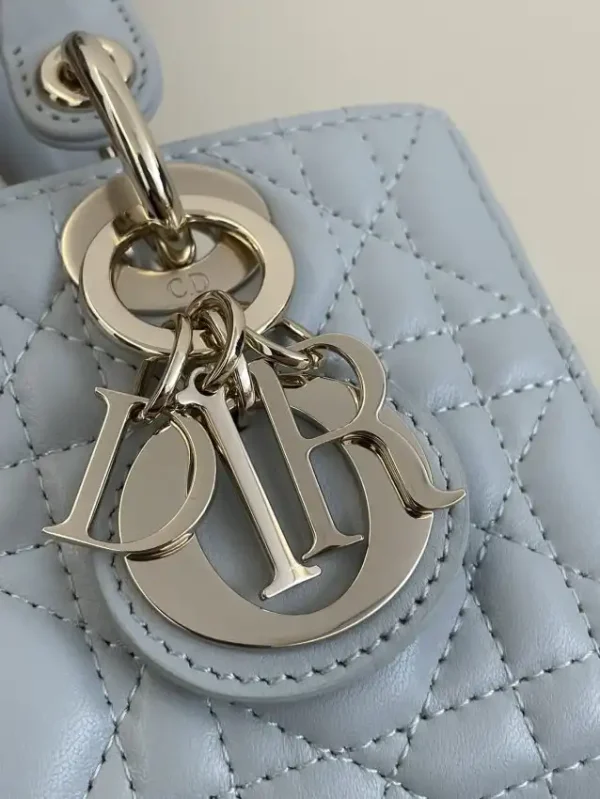 Dior Lady D-Joy Mini Bag Sky Blue - Image 4