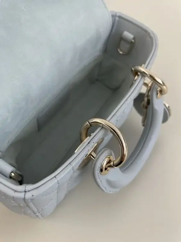 Dior Lady D-Joy Mini Bag Sky Blue - Image 6
