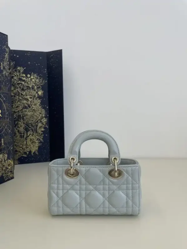 Dior Lady D-Joy Mini Bag Sky Blue - Image 7
