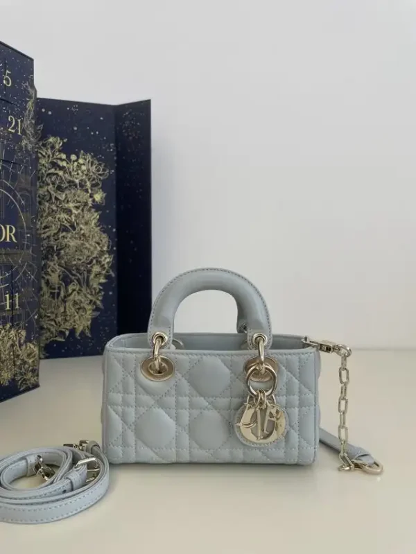Dior Lady D-Joy Mini Bag Sky Blue