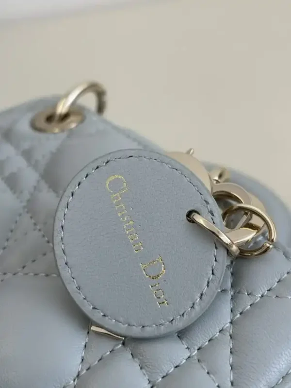 Dior Lady D-Joy Mini Bag Sky Blue - Image 8