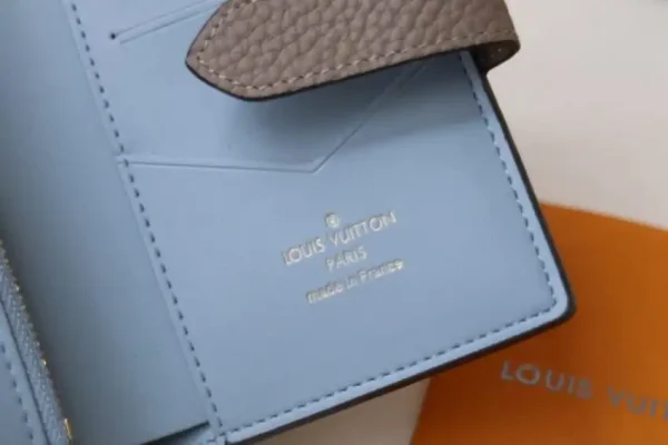 Louis Vuitton Vertical Compact Wallet Beige - Image 6