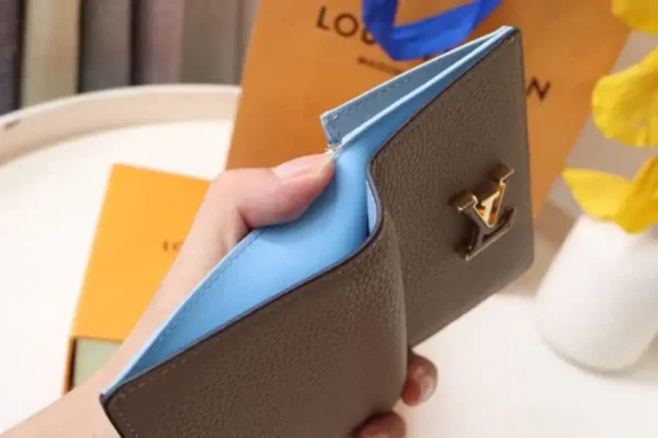 Louis Vuitton Vertical Compact Wallet Beige - Image 7