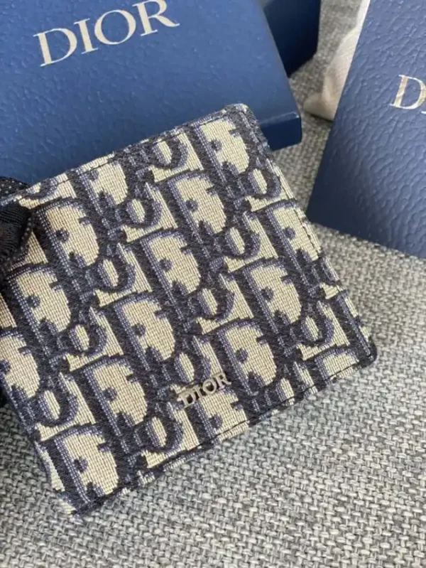 Dior Jacquard Wallet - Image 7