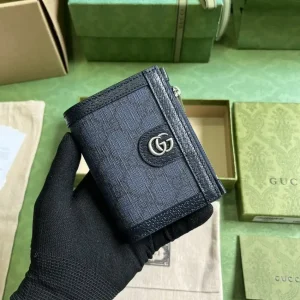 Gucci  Ophidia Compact Wallet Black