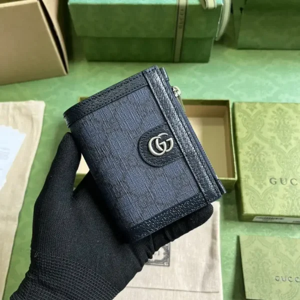 Gucci  Ophidia Compact Wallet Black