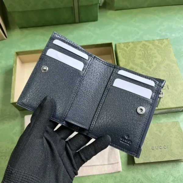 Gucci  Ophidia Compact Wallet Black - Image 5
