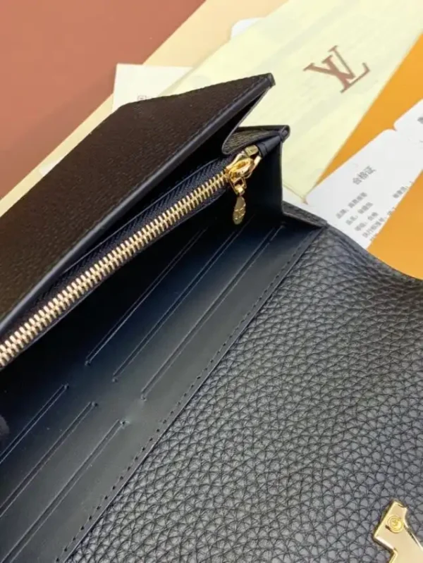Louis Vuitton Capucines Long Black - Image 2