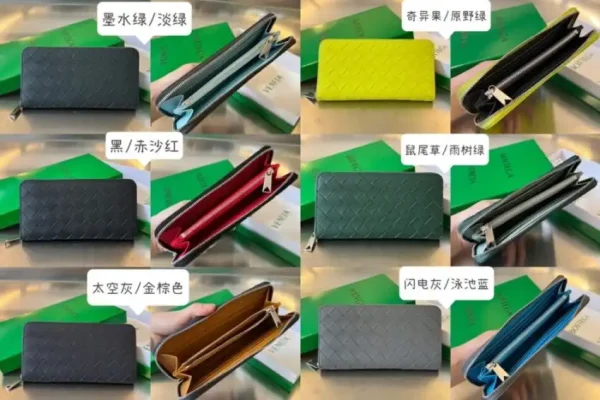 Bottega Veneta Zip Long Wallet