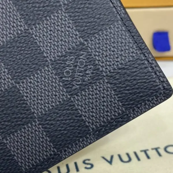 Louis Vuitton Multiple Wallet Black Grid - Image 3