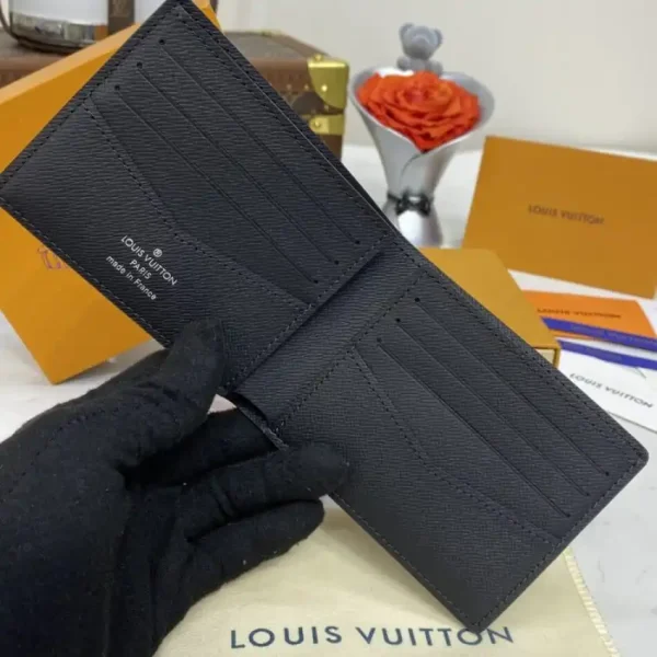 Louis Vuitton Slender Wallet Black Grid - Image 2