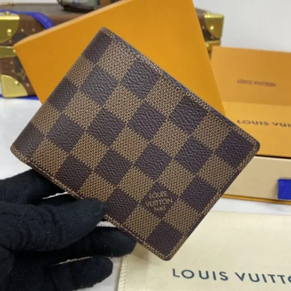 Louis Vuitton Multiple Wallet Brown Grid - Image 5