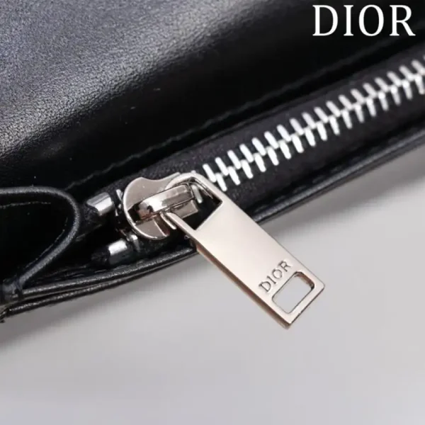 Dior Long Jacquard Wallet Black - Image 7