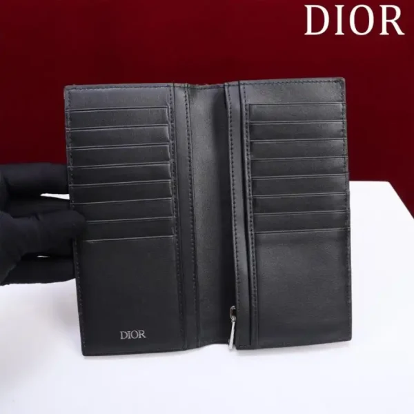 Dior Long Jacquard Wallet White - Image 5