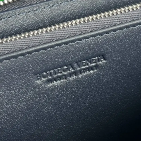 Bottega Veneta Zip Long Wallet White&Blue - Image 6