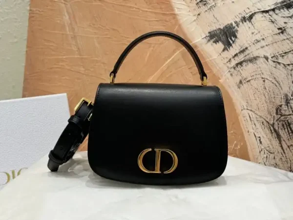 Dior 30  Montaigne Avenue Top Handle Black