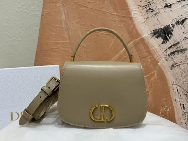 Dior 30  Montaigne Avenue Top Handle Brown
