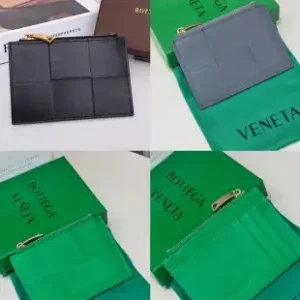 Bottega Veneta Large Zipper Card Holder
