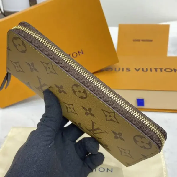 Louis Vuitton Clemence Wallet Light Brown - Image 6