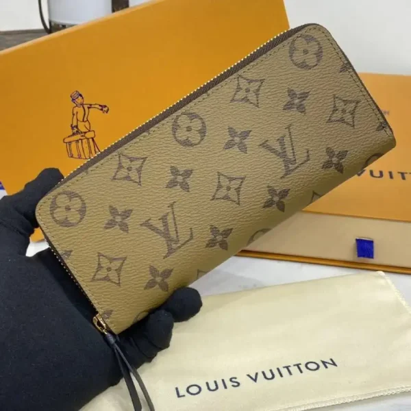 Louis Vuitton Clemence Wallet Light Brown - Image 8