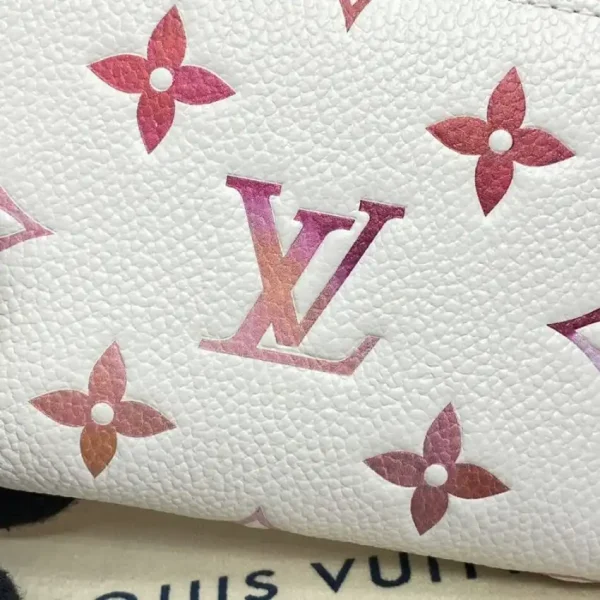 Louis Vuitton Zipper Coin Purse White&Pink - Image 7