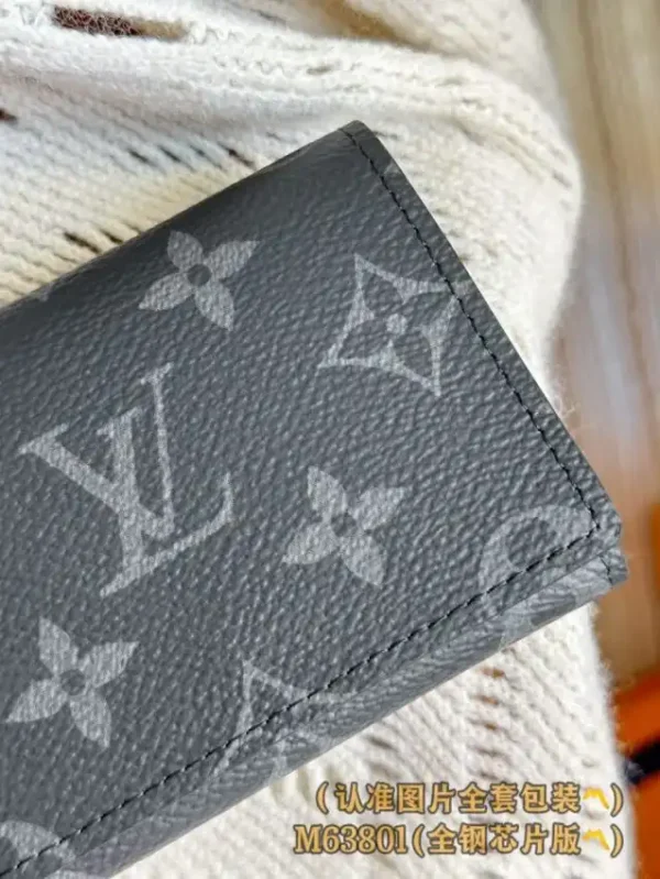 Louis Vuitton Envelope Card Holder Black - Image 4