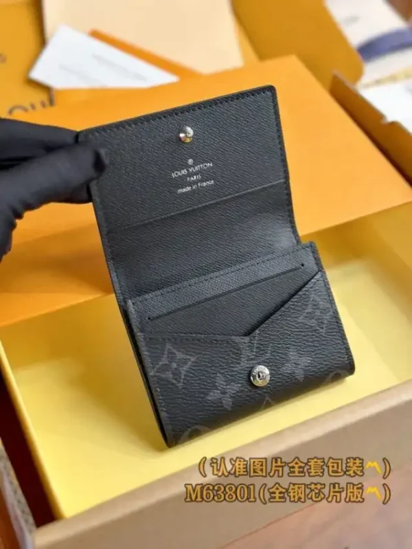 Louis Vuitton Envelope Card Holder Black - Image 5