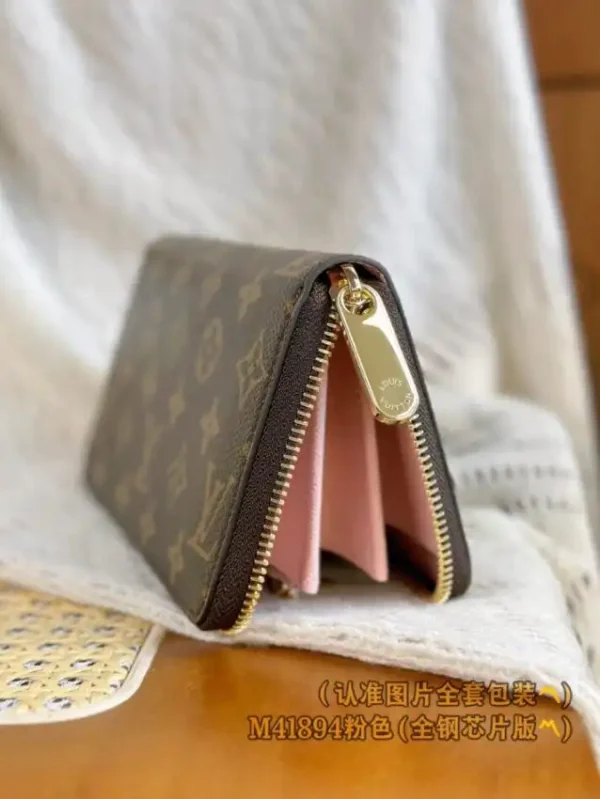 Louis Vuitton Zippy Wallet Brown&Pink - Image 3