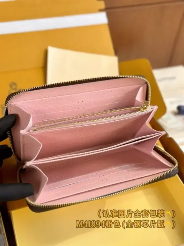 Louis Vuitton Zippy Wallet Brown&Pink - Image 7
