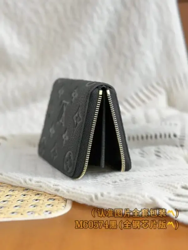 Louis Vuitton Zipper Coin Purse Black - Image 3