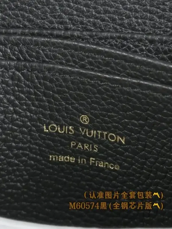 Louis Vuitton Zipper Coin Purse Black - Image 4