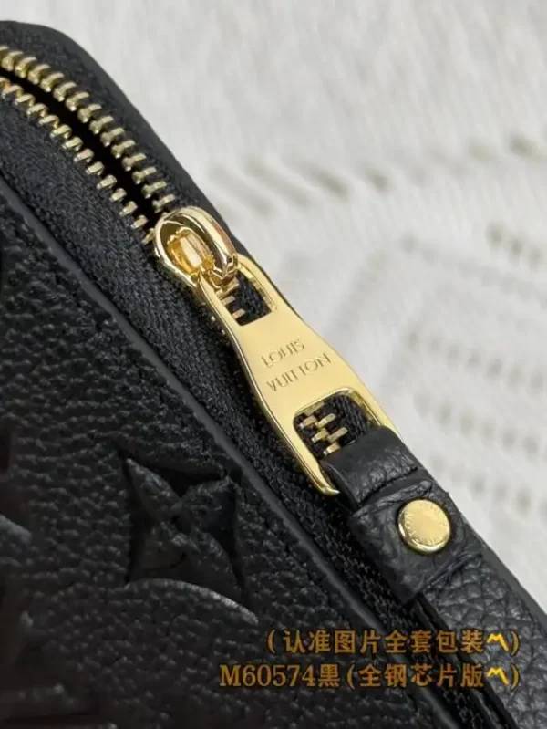 Louis Vuitton Zipper Coin Purse Black - Image 5