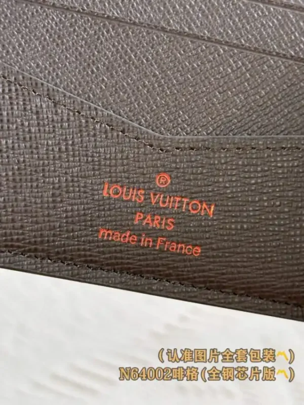 Louis Vuitton Slender Wallet Brown Grid - Image 4